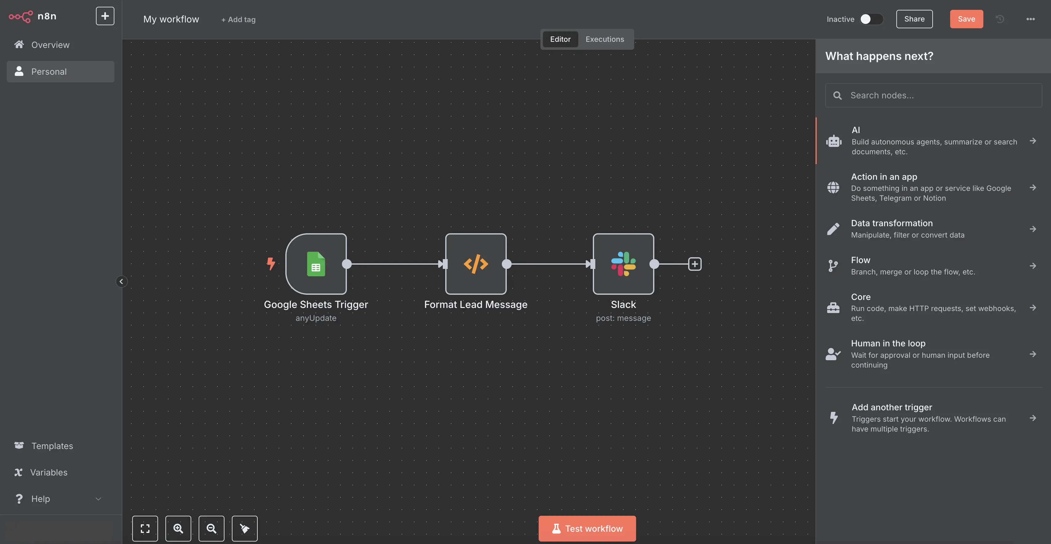 n8n – Screenshot 3