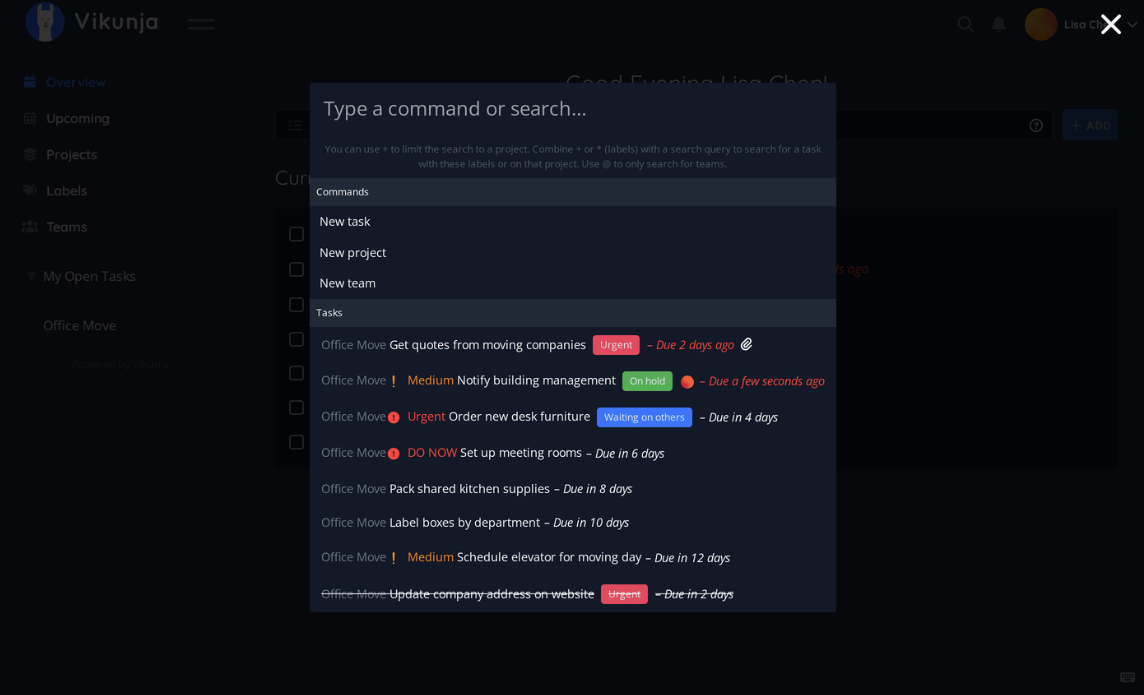 Vikunja – Screenshot 2